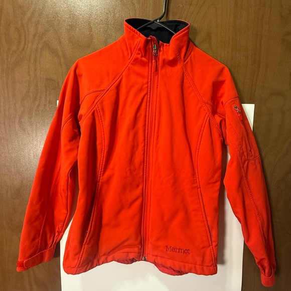Marmot Jackets & Blazers - Marmot‎ Women’s Full Zip Fleece-Lined Red Hiking Jacket Size S